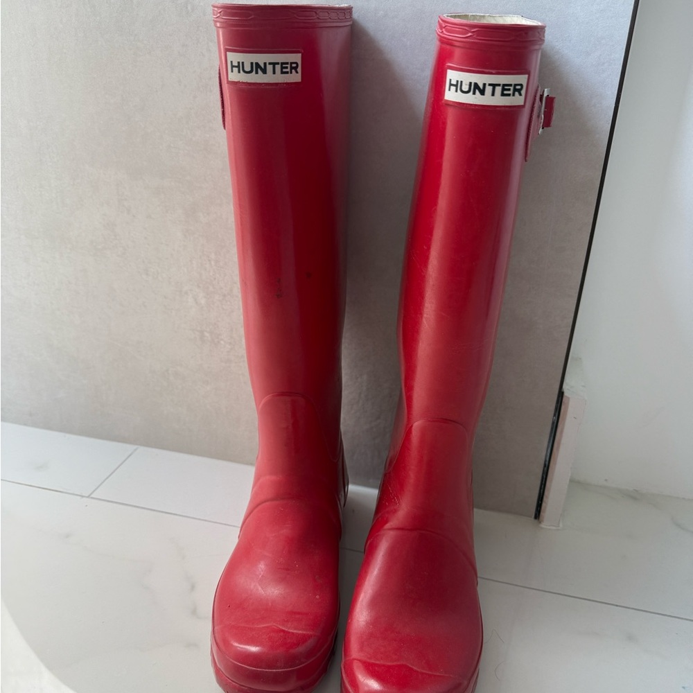 HUNTER red rain boots - Picture 6 of 6